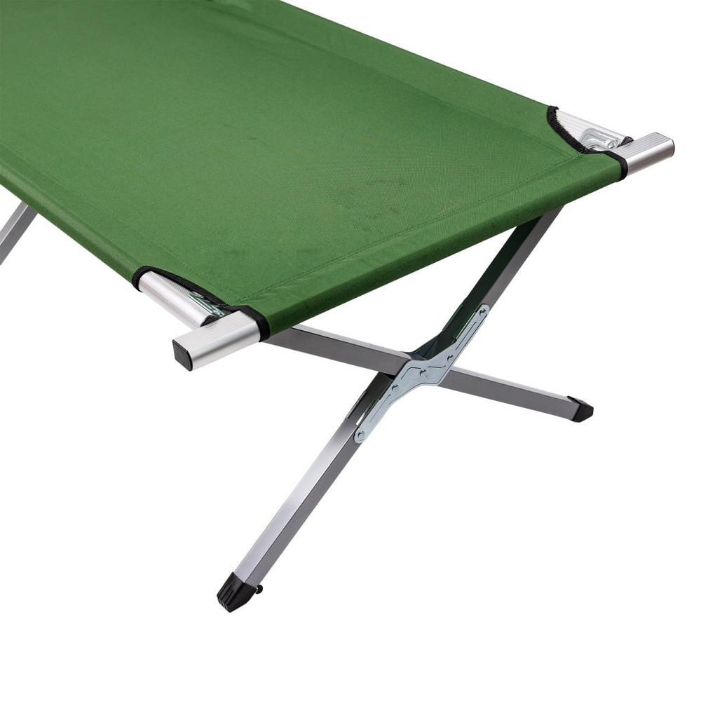 Складной туристический лежак 190x70 см, зеленый Киев - изображение 1