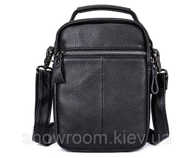 Удобная кожаная сумка через плечо Leather Collection (5044) Киев - изображение 4