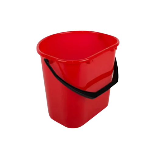 Відро пристінне 12л пластик 01 червоний Ламела Житомир - изображение 1