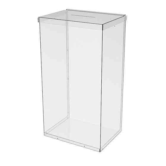 Ящик EKOSTAR без замка для пожертвований и сбора денег 270x200x500. Объем 27 литров Киев