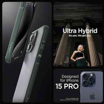 Чохол до мобільного телефона Spigen Apple iPhone 15 Pro Ultra Hybrid Frost Green (ACS06710) Вінниця