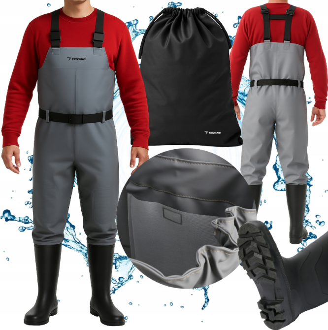 Заброди рибальські 41 + підтяжки Trizand (Польща) Київ - фото 1