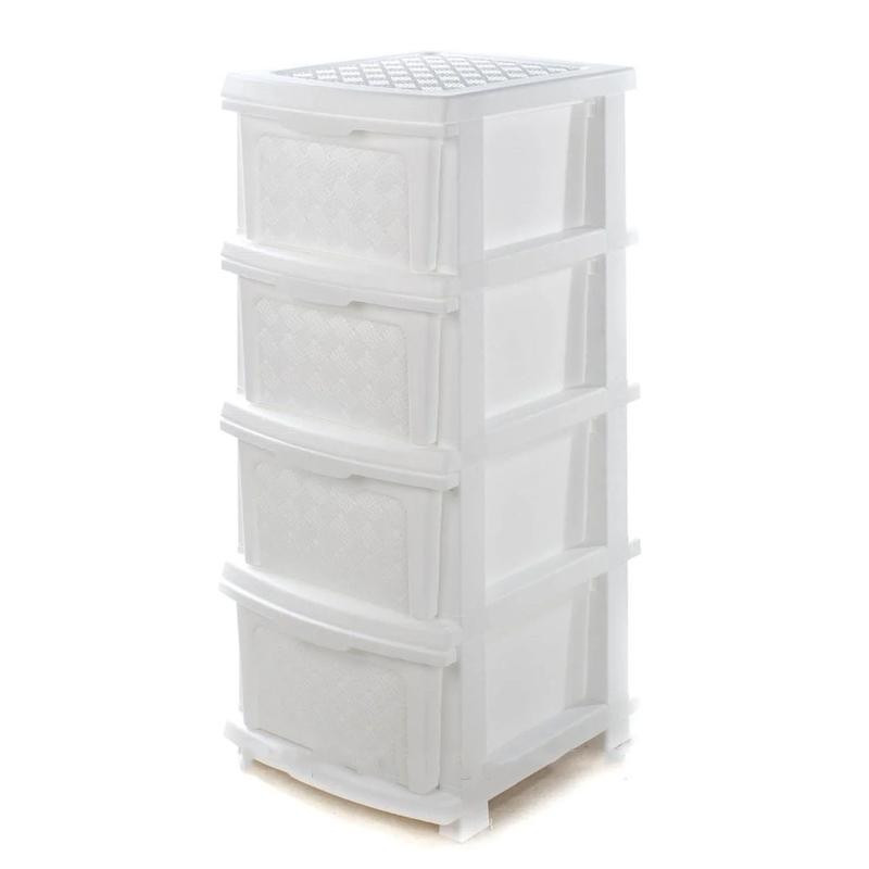 Комод пластиковый белый R-Plastic 