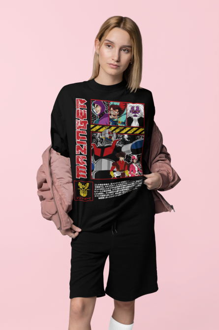 Футболка аниме Мазингер З Аниме Коол оверсайз (S/M/L) Черний AnimeJ0649 Днепр - изображение 4