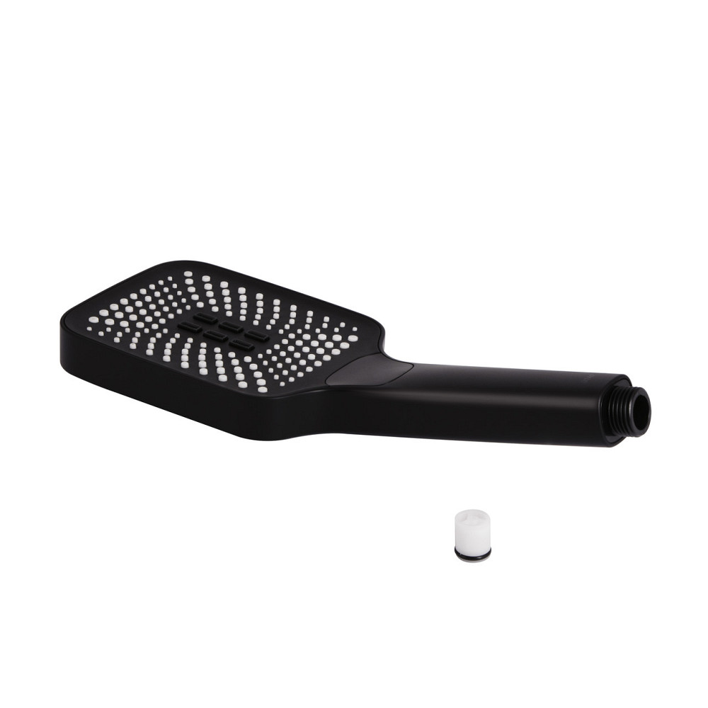 Лейка для ручного душа Qtap Rucni 140x110 мм прямоугольная QTRUC125BLM45955 Black Matt Киев - изображение 5