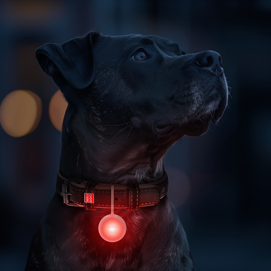 Ліхтарик для собак і котів WAUDOG LED, у силіконовому чохлі, що світиться, USB, Д 37 мм Київ - фото 8