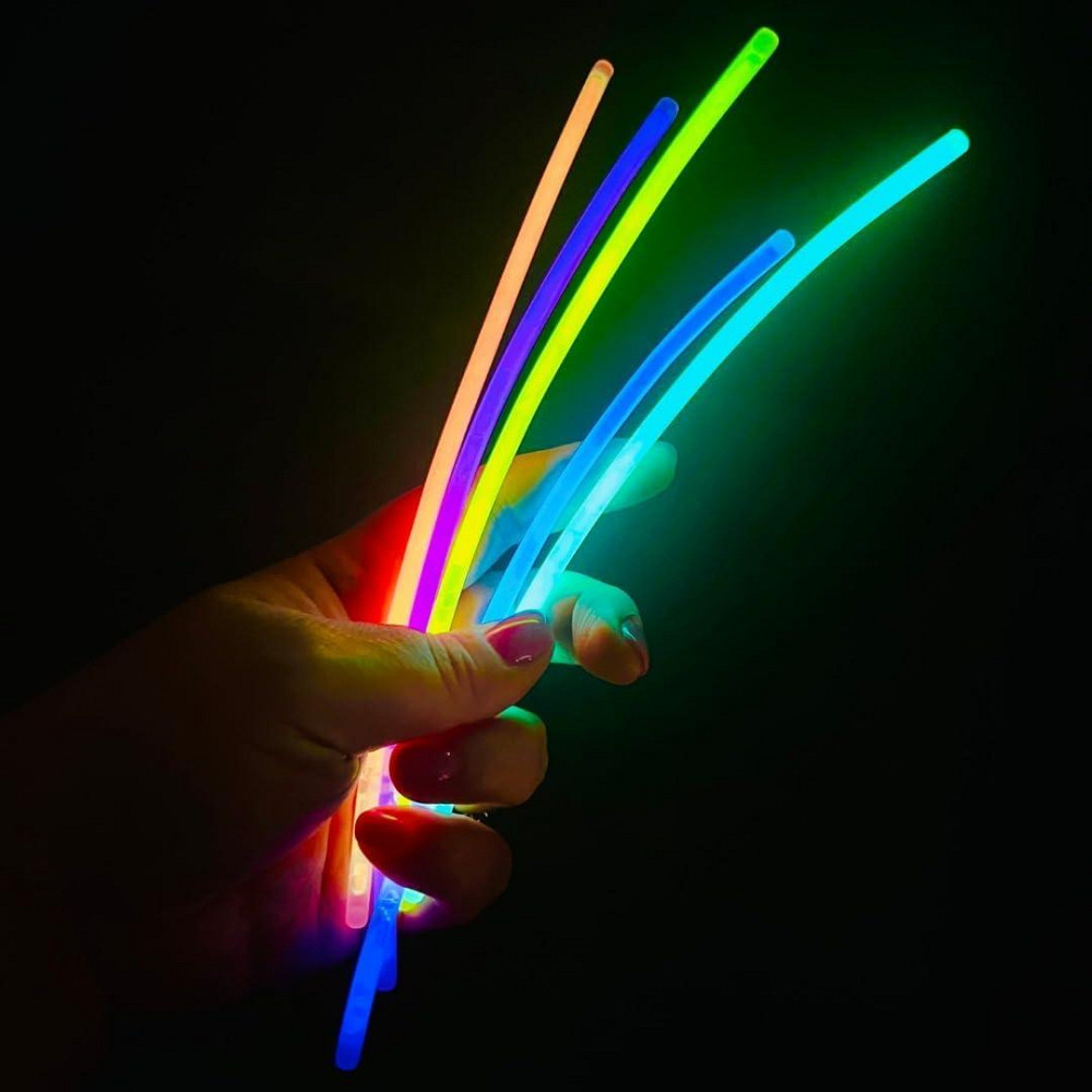 Неоновые светящиеся браслеты, 100 штук, разноцветные Киев - изображение 7