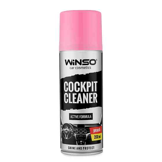 Полироль для панели приборов Winso Cockpit Cleaner Персик, 200мл Львов
