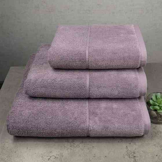 Набір велюр/махра рушників 3шт GM Textile 40x70см, 50x90см, 70x140см Premium Milado 550г/м2 (Виногра Суми