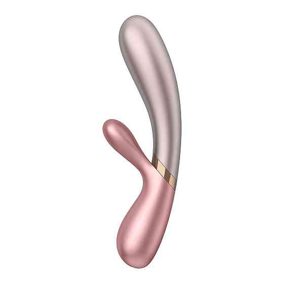 Смарт вібратор-кролик із підігрівом Satisfyer Hot Lover Pink Sex Aura Київ