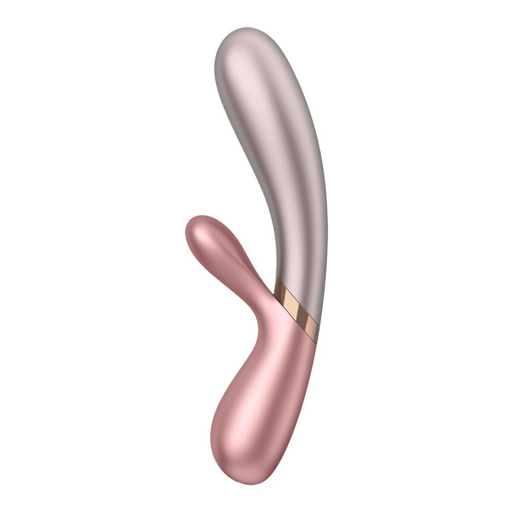 Смарт вібратор-кролик із підігрівом Satisfyer Hot Lover Pink Sex Aura Київ - фото 2