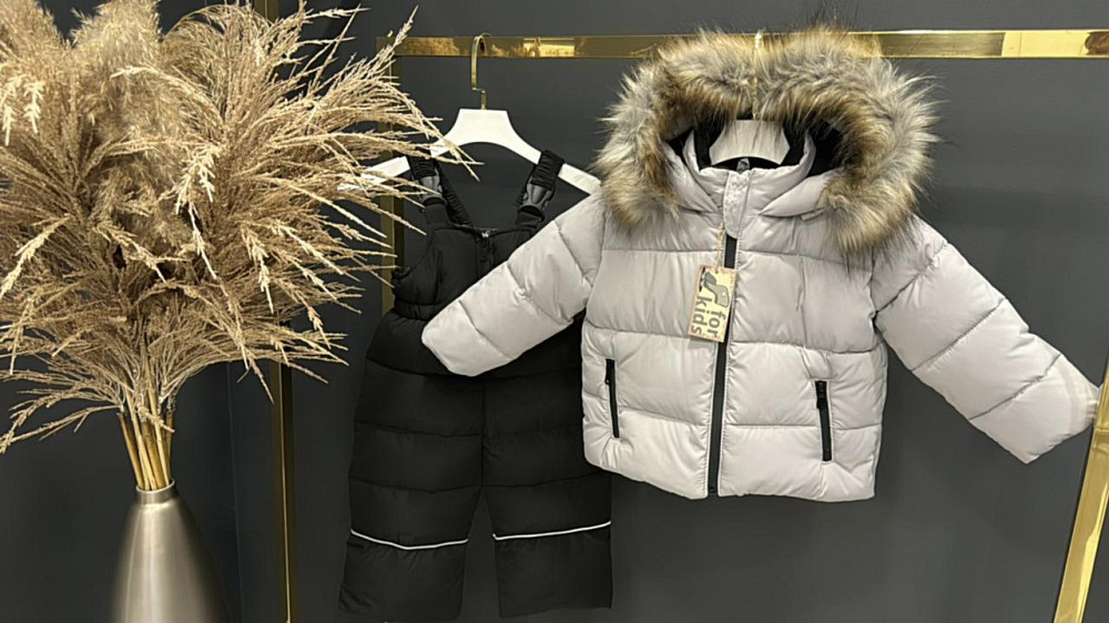 Детский зимний комбинезон на мальчика куртка и полукомбинезон 80,92,110 Николаев - изображение 1