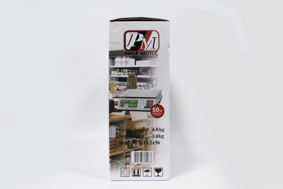 Ваги торговельні Promotec PM-5051, до 50 кг, електронні, з лічильником ціни, акумулятор 6V Одеса