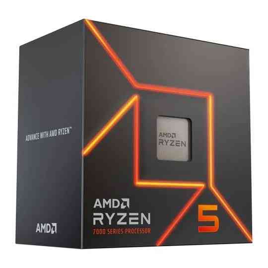 Центральний процесор AMD Ryzen 5 7400 6C/12T 3.3/4.3GHz Boost 16Mb Radeon Graphics AM5 65W Wraith Stealth cooler Box Киев