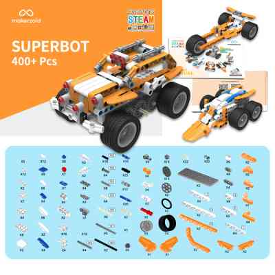 Конструктор Makerzoid Superbot Educational Building Blocks (MKZ-ID-SPB) Вінниця