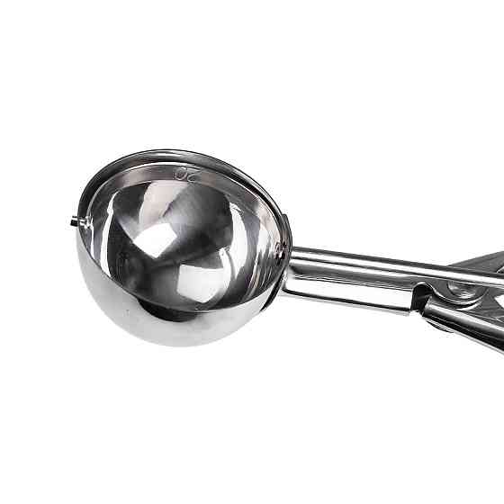 Кругла ложка для морозива 21×6.5×3.5 см з нержавіючої сталі HP-19-20-5.4x21.3CM Коломия