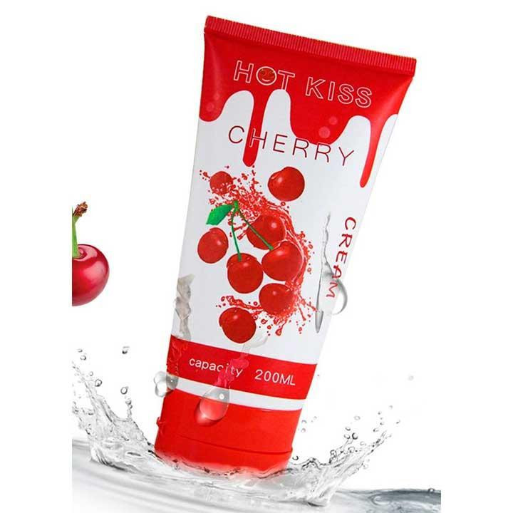 Лубрикант "Hot Kiss" 200 мл - Вишня - Інтимна змазка Вінниця - фото 2