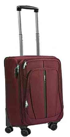 Валіза тканинна WINGS 1706 мала 55 см бордова 4 колеса Київ