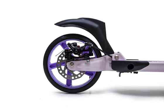Дитячий самокат Scale Sports SS-04 + дзвіночок + ремінь + підсклянник. Дискове гальмо. Ліловий Одеса