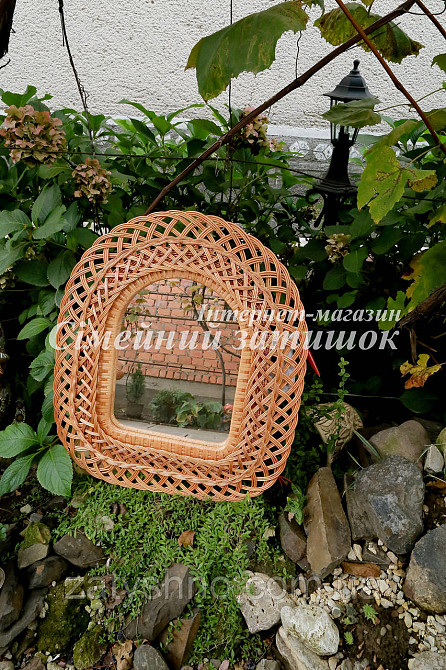 Дзеркало плетене з лози Київ - фото 4