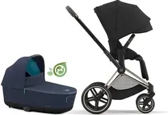 Детская коляска Cybex Priam 4.0  Zestaw 2w1 Z Opcją 3w1 Dark Sepia Wielofunkcyjny Киев