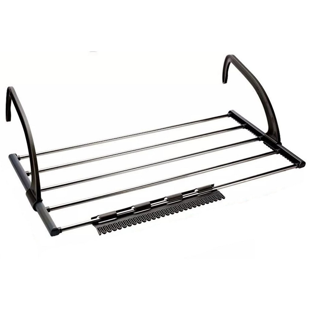 Сушилка для одежды на радиатор,69х31,5х20,5 см,3270B,Черная SBR Киев - изображение 3