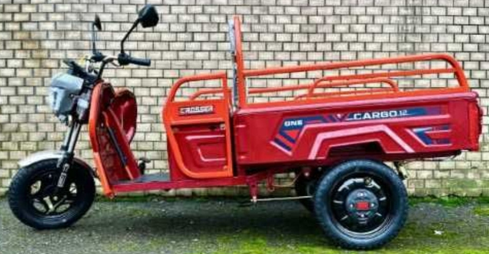 Электротрицикл грузовой Crosser CARGO 12 60V/32Ah/1000W 2025-Красный. Харьков - изображение 5