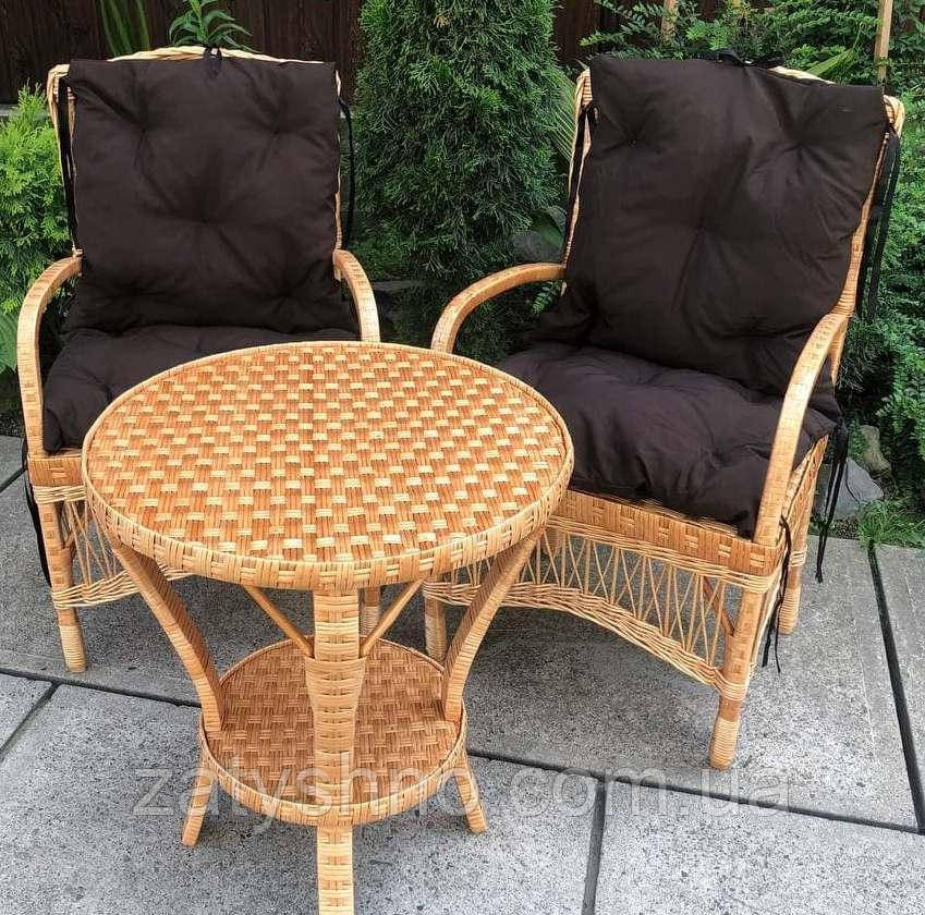 Набор мебели плетеной с круглым столом Киев - изображение 2