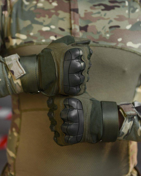 Зимові тактичні рукавички, олива ВТ4762 Одесса - изображение 2