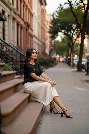 Женская юбка шелковая Белый 46/48 Харьков