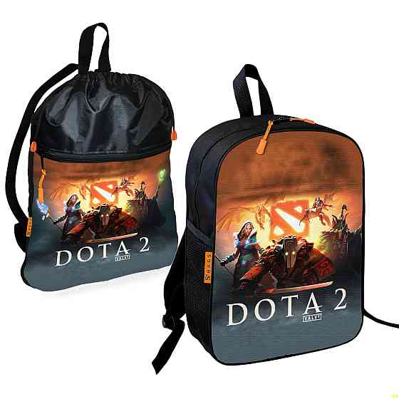 Шкільний рюкзак дитячий Dota 2 + Сумка для взуття спортивної форми рюкзак-мішок для хлопчика (01688) Київ