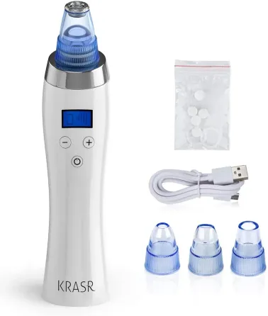 Вакуумный очиститель пор KRASR Comedo Suction, аппарат для микродермабразии и удаления черных точек (5 уровней) Киев