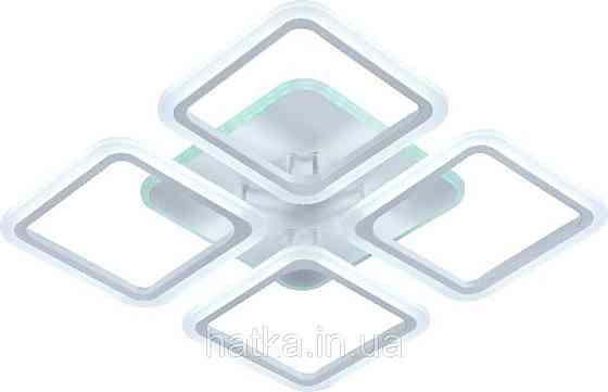 Люстра светодиодная акриловая Sirius LI8822 /4A WH (RGB) 112W+8W Киев