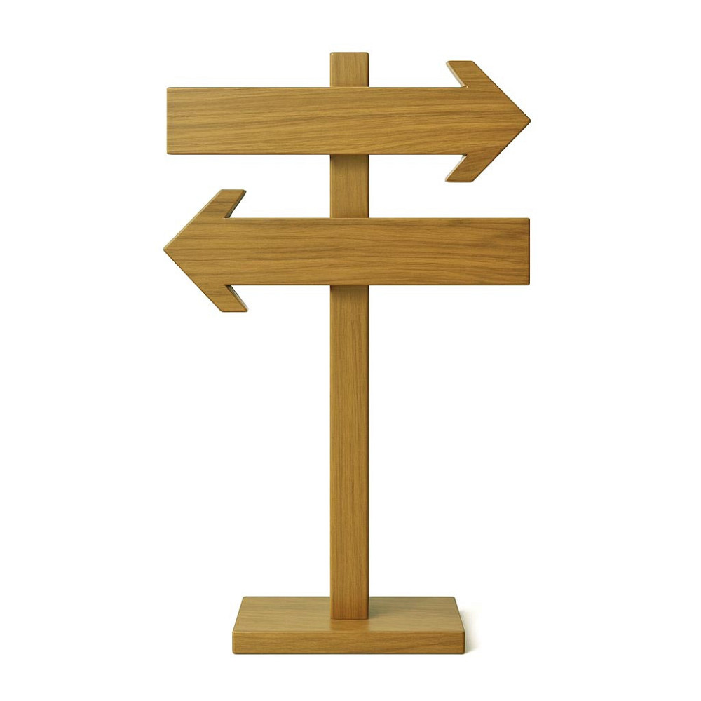 Напольная стрелка-указатель 