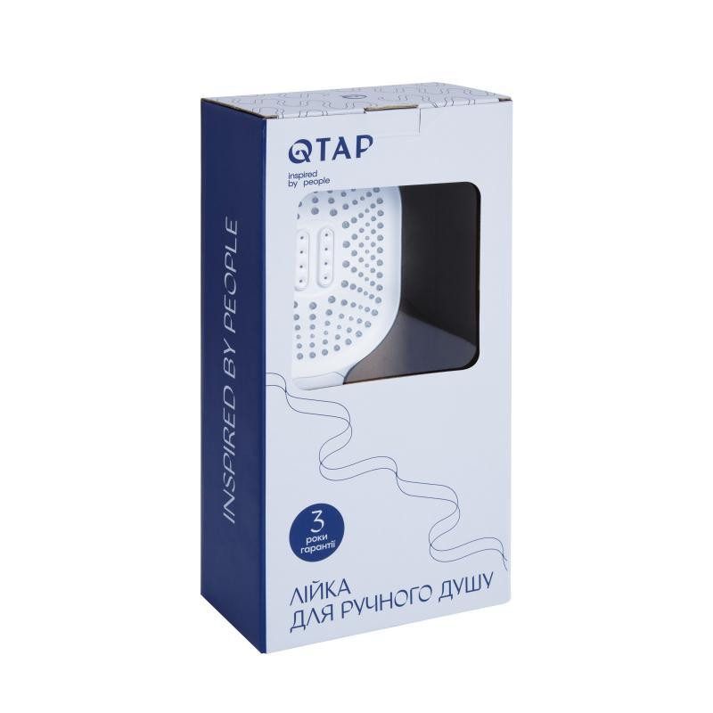 Лейка для ручного душа Qtap Rucni 140*110 мм QTRUC125CRM45960 Chrome Киев - изображение 4