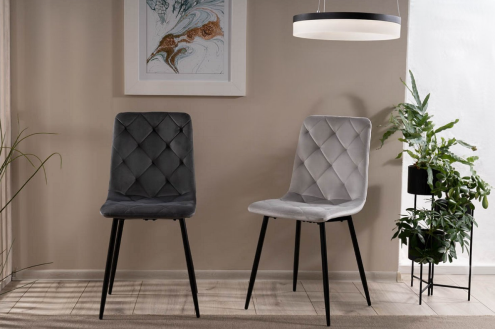 Стілець TOM VELVET чорний каркас/чорний BL.19 Київ - фото 4