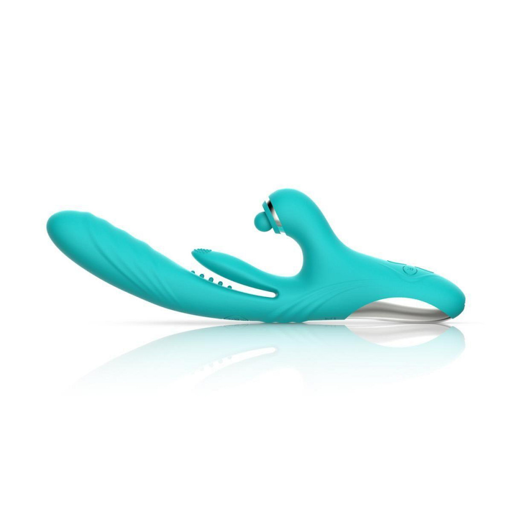 Вібратор-кролик Good Vibes Only - Lisa Thrusting Rabbit Vibrator with G-Spot Stimulator Sex Aura Київ - фото 3