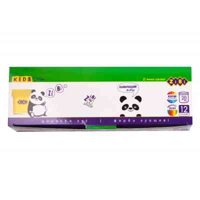Гуашевые краски ZiBi KIDS Line 12 цветов по 20 мл (ZB.6604) Винница