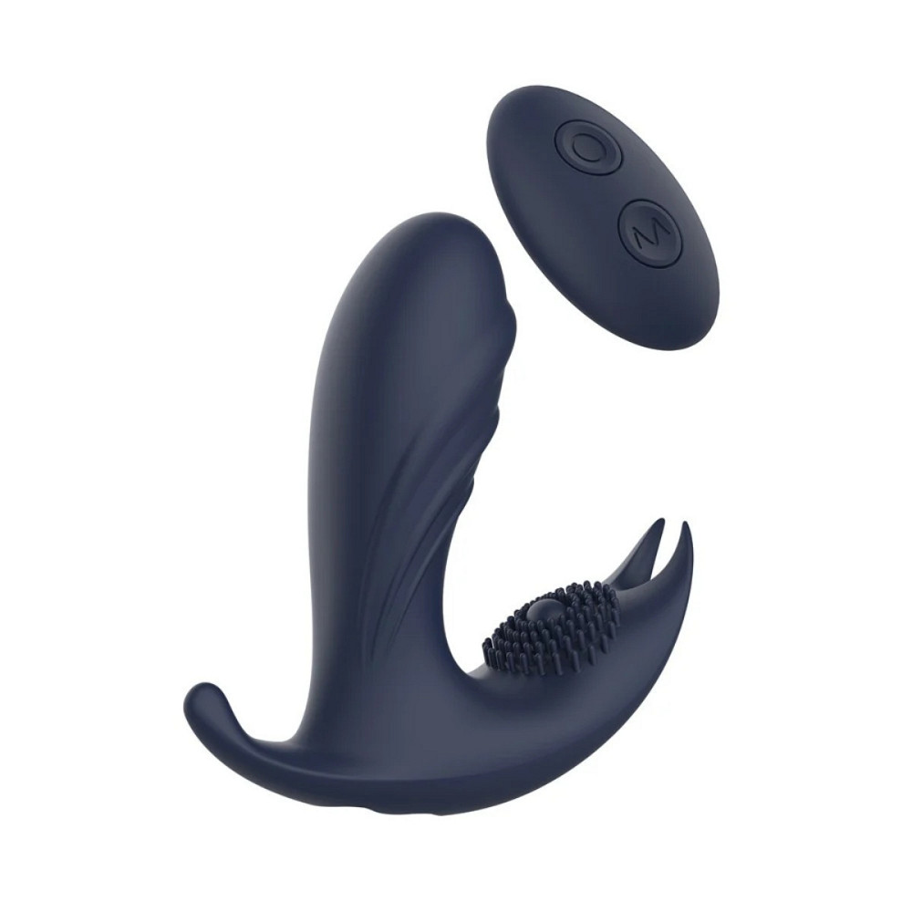 Анатомічний масажер простати з вібрацією Dream Toys Startroopers, синій, 12,5 см Sex Aura Київ - фото 1