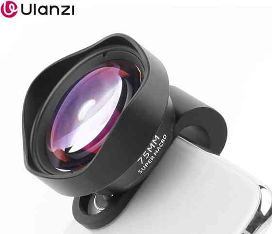 ULANZI 75mm Macro Lens — макрообъектив 10X для телефона макролинза. Харьков