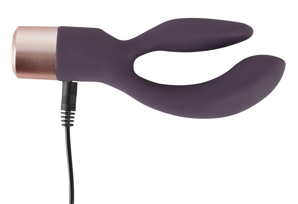 Вібратор кролик з 10 режимів вібрації Elegant Series Double Vibe Sex Aura Київ - фото 7