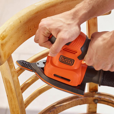 Шліфувальна машина Black&amp;Decker 200 Вт, 8000-13000 об/хв, вага 1.58 кг (BEW200) Вінниця - фото 10