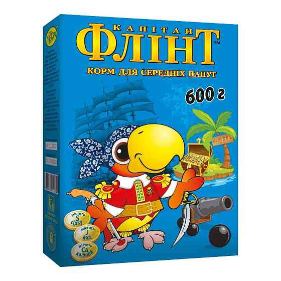 Корм для середніх папуг Флінт корм для птахів 600 г, Лорі Вінниця