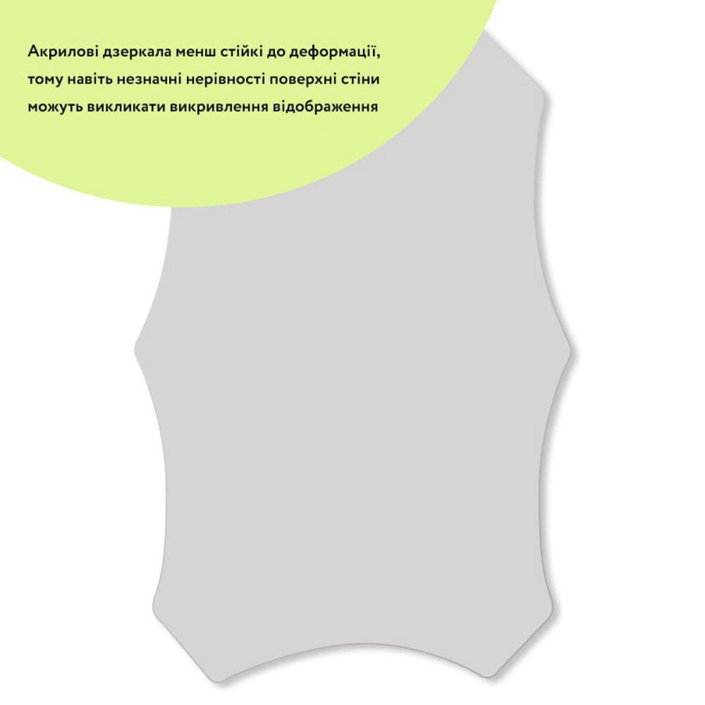 Дзеркало акрилове самоклеюче 400*600мм*2мм SW-00001521 Київ - фото 2