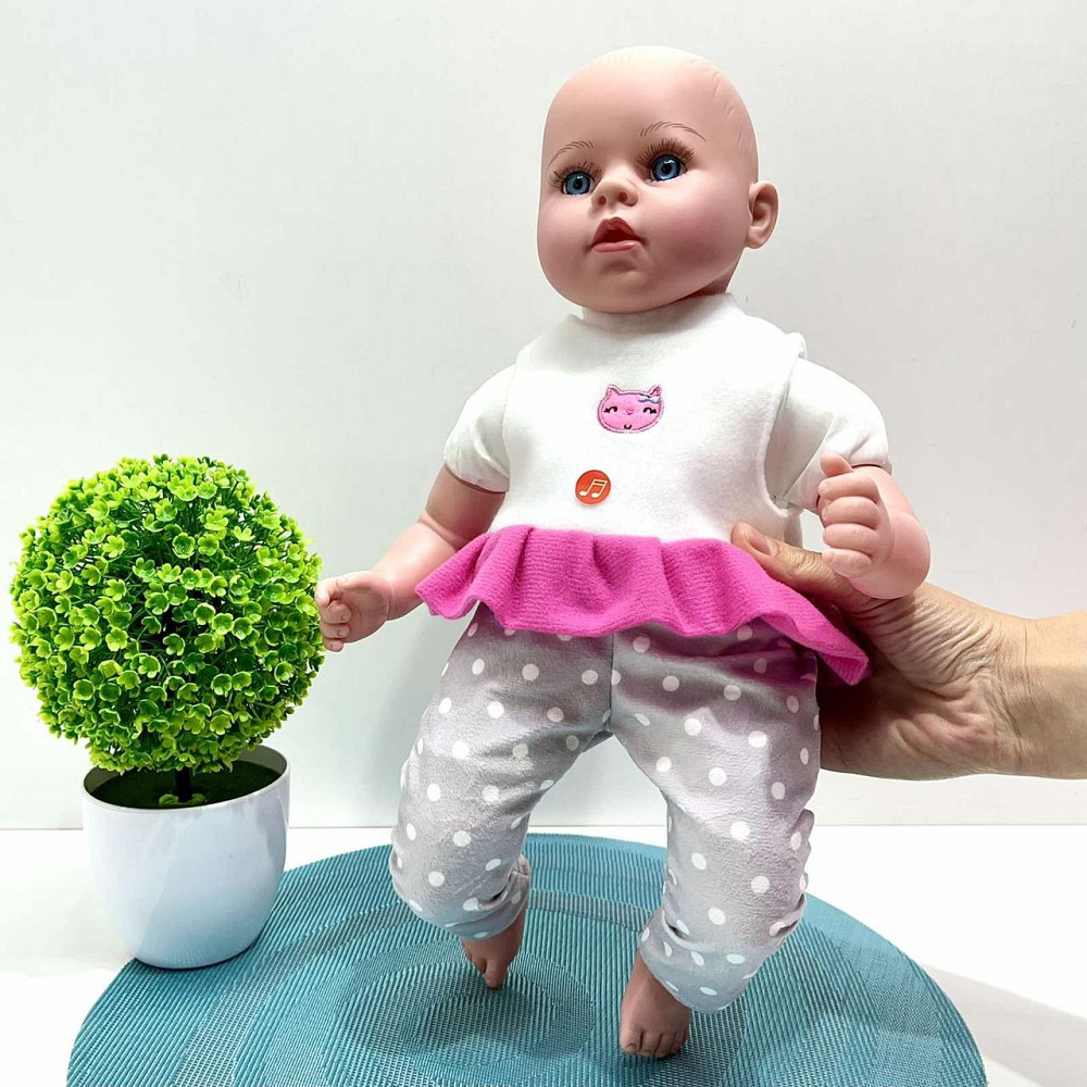 Пупс Країна Іграшок Чудо малюк відтворює веселі мелодії колискові або фрази Рожевий (PL-525-116) Чернигов - изображение 8