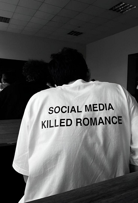 Футболка Social Media Killed Romance Чернівці - фото 2