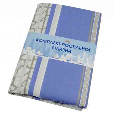 Постельное белье Home Line Мрамор зеленый 50х70 см бязь полуторный (156308) Винница