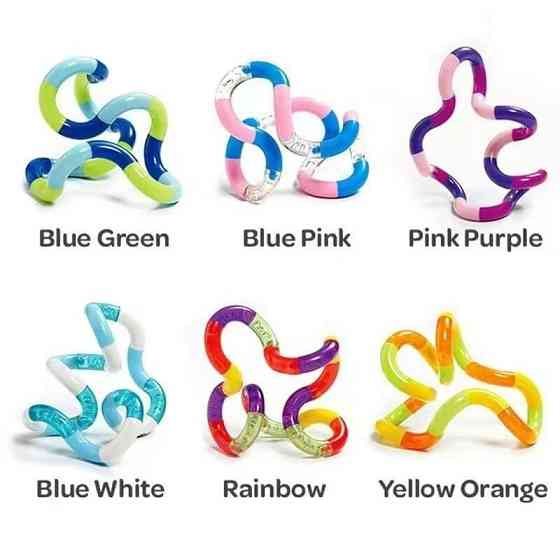 Дитяча іграшка-антистрес "Змійка" С76023 колір в асортименті, довжина 41 см Вінниця