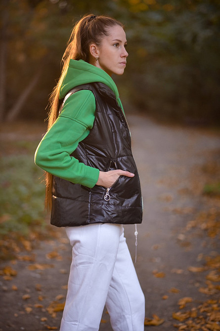 Женская зимняя толстовка на флисе Jasmin p. S (44) Сумы - изображение 5