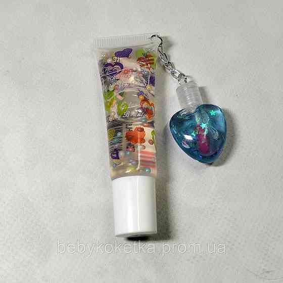 Дитячий блиск для губ зволожуючий Hold morning Lip Gloss HL Синій тінт Львів